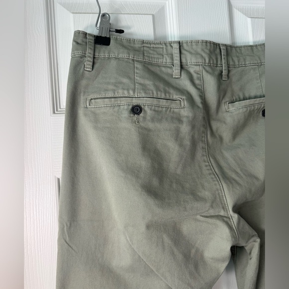 Adriano GoldSchmeid The Marshall Slim Trouser Olive Green Men’s Size 34 Regular - Picture 7 of 10